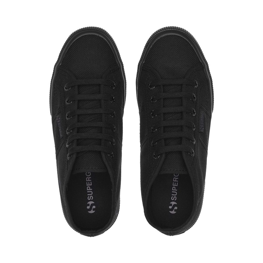 Superga 2754 Cotu Black High Top Sneakers - Women's Sneakers USA | US3288610